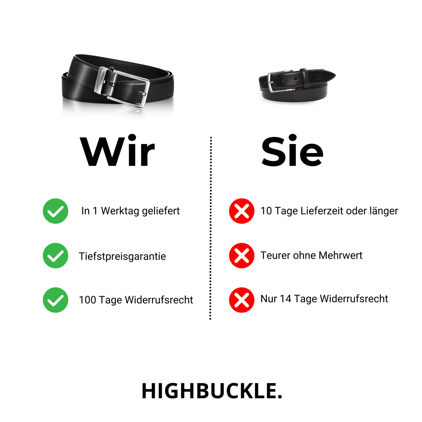 Der Highbuckle Original – Herren