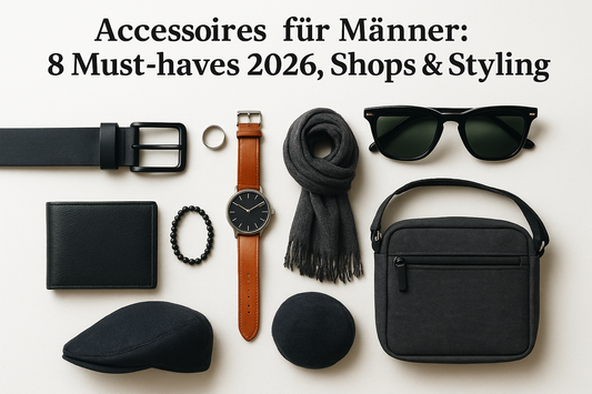 Accessoires für Männer: 8 Must-haves 2026, Shops & Styling