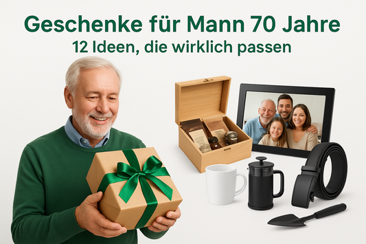 Geschenke für Mann 70 Jahre: 12 Ideen, die wirklich passen