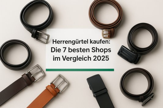 Herrengürtel kaufen: Die 7 besten Shops im Vergleich 2025