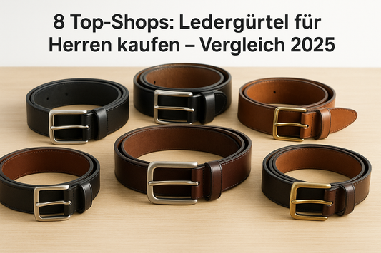 8 Top-Shops: Ledergürtel für Herren kaufen - Vergleich 2026