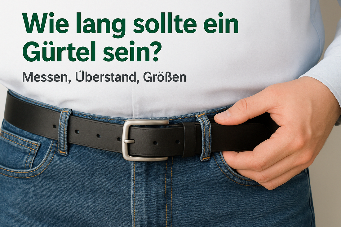 Wie lang sollte ein Gürtel sein? Messen, Überstand, Größen